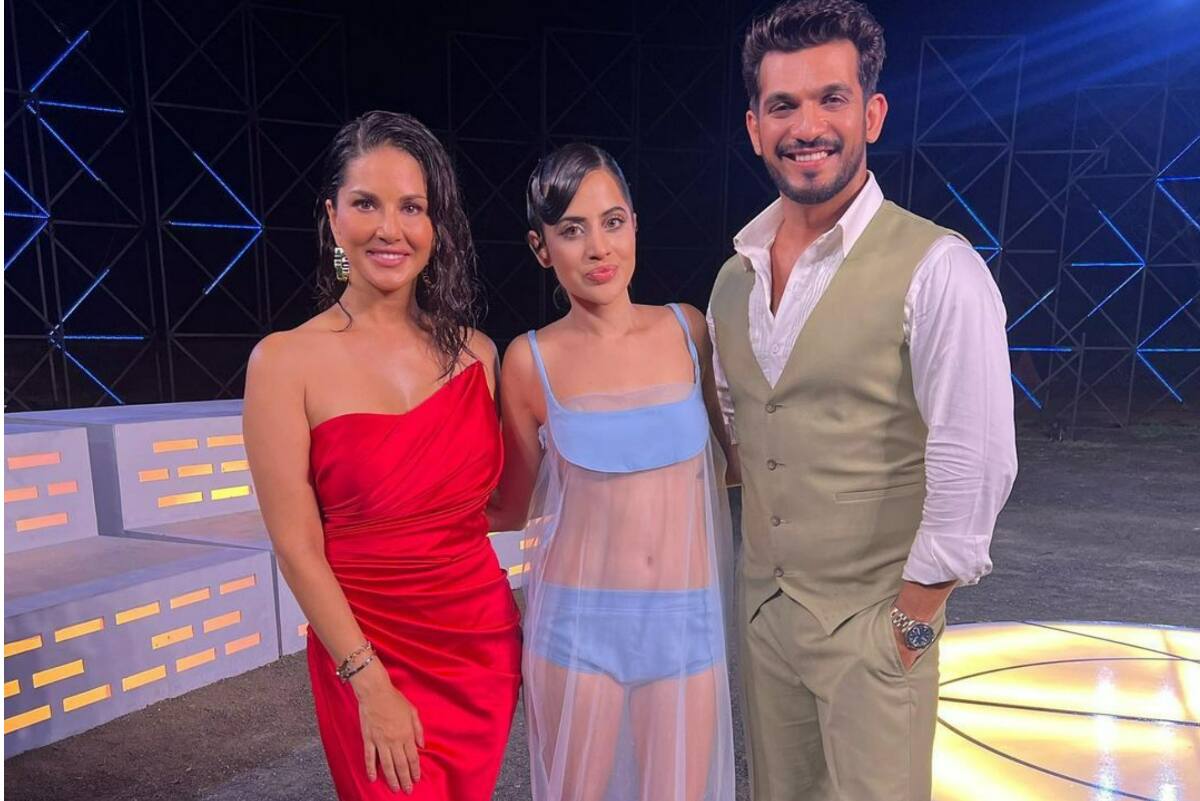 Urfi Javed Sizzles in a Floral Saree For Sizzling Glance on MTV Splitsvilla 14 Grand Finale – Watch