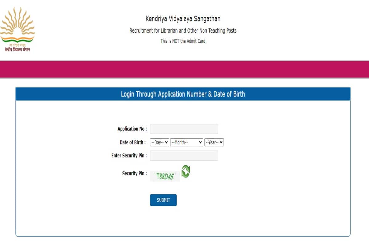 KVS Hindi Translator Examination Town Slip 2023 Launched at kvsangathan.nic.in; Examination on Feb 20
