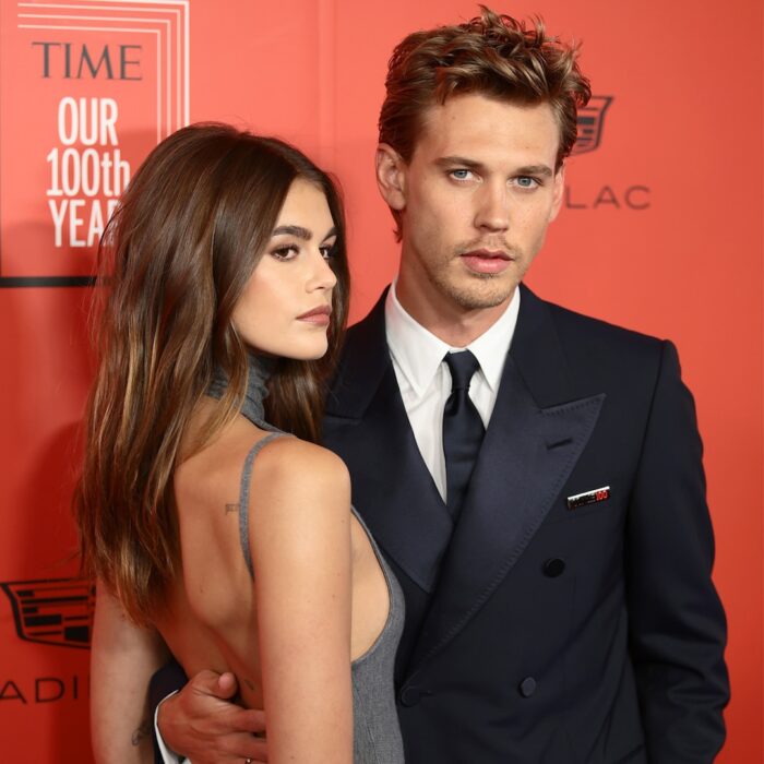 Austin Butler and Kaia Gerber Can’t Lend a hand Appearing Candy PDA at Pink Carpet Match – E! On-line