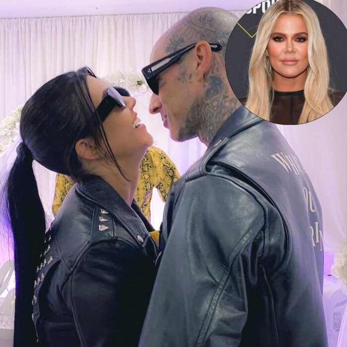 Kourtney Kardashian Mistaken for Sister Khloe During Drunken Vegas Wedding to Travis Barker - E! Online