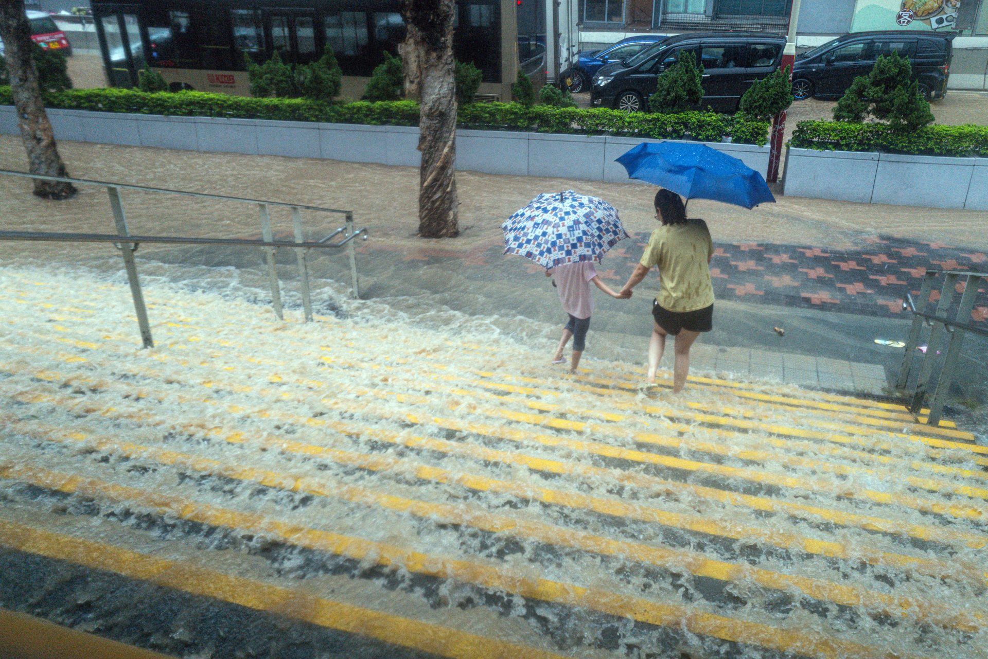 Flooding, Floating Vehicles & Landslides: Hong Kong Hit With File Rainfall Days After Storm (VIDEOS)