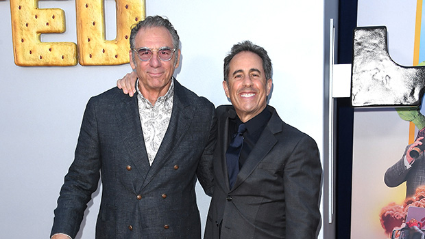 Jerry Seinfeld Reunites With Sitcom Co-Star Michael Richards in Rare Red Carpet Appearance: Photos